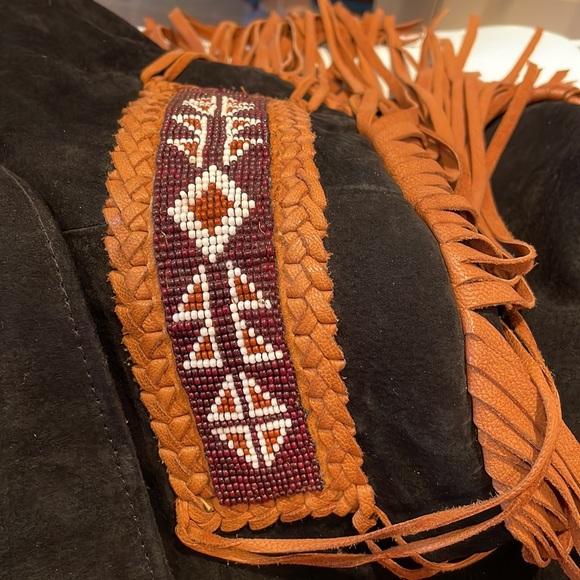 ECHO MOUNTAIN Vintage black suede woman’s jacket, size 8. VGUC - Picture 10 of 13